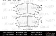 Колодки тормозные FORD FIESTA 08-/MAZDA 2 07- передние (TRW GDB3437) E100403