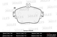 Колодки тормозные MERCEDES A(W176) 12-/B(W246) 11- передние L144мм (TRW GDB1932) E100449