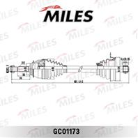 Привод в сборе renault logan i/sandero 1.2-1.6 04- лев. +abs gc01173