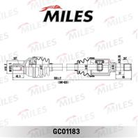 Привод в сборе FORD FOCUS II 2.0 04- лев. GC01183