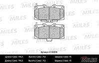 Колодки тормозные SUBARU FORESTER 2.0 98-02/IMPREZA 2.0 94- передние (TRW GDB3307) E100519