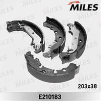 Барабанные тормозные колодки E210183 от фирмы MILES