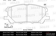 Колодки тормозные (Новая смесь) передние (LEXUS RX300/RX330/RX350 03>08/RX400H 05>09) (без датчика) E400214