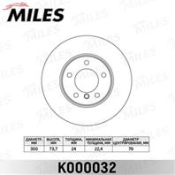 Диск тормозной bmw 1 e81/e87/3 e90/e91/e92 передний d=300мм. k000032