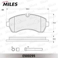 Колодки тормозные MERCEDES-BENZ SPRINTER 06>/CRAFTER (5т) 06> перед. Ceramic