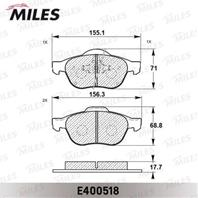 Колодки тормозные renault laguna 01-/scenic 03- передние lowmetallic