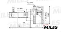 ШРУС NISSAN PRIMERA P11 1.6 96-02 нар. +ABS