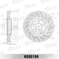 Диск тормозной MERCEDES W211/W220 4-matic передний вент.D=330мм. K000199