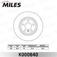 Диск тормозной bmw x3 e83 2.0-3.0 04- передний вент. k000640