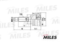 Шрус suzuki swift 1.0 89-01 нар. ga20439