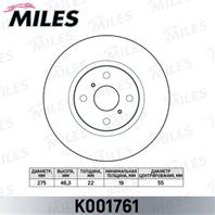 K001761 miles диск тормозной передний