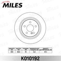 Диск тормозной mercedes w211/w212 200-350 задний d=300мм. k010192