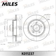 Диск тормозной ford focus iii 11-/c-max 10- задний k011237