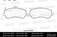 Колодки тормозные (Смесь CERAMIC) MERCEDES GLK X204 2.2-3.5 передние (TRW GDB1798) E500453