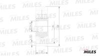 MILES GA10036 ШРУС VW T4 1.9D-2.8 90-03 внутр.