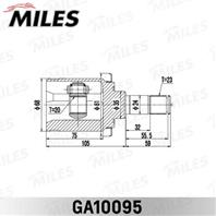 ШРУС HONDA CR-V RE3/RE4 2007-2012 внут. зад. GA10095