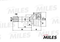 Шрус mitsubishi pajero 2.5td/3.0 94- нар. ga20275