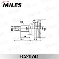 ШРУС Lexus IS250/350 AWD 05-13 -нар. GA20741