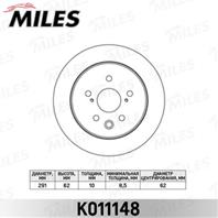 Диск тормозной lexus is 2.2-2.5 05- задний k011148