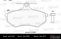 Колодки торм. AUDI 80/VW GOLF/PASSAT/VENTO/CHERY AMULET/TIGGO пер. Ceramic