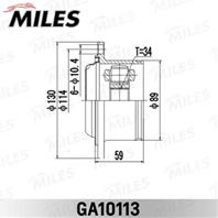 ШРУС FORD GALAXY 95-/SKODA SUPERB 02-/VW SHARAN 95-внутр. GA10113