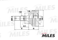ШРУС CITROEN BERLINGO I/PEUGEOT PARTNER I 1.4HDI-1.9D 96- нар. +ABS
