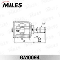 Шрус honda accord (cl/cn/cm) 02-08 внутр.