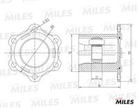 MILES GA10008 ШРУС AUDI A3/SKODA OCTAVIA/VW PASSAT/GOLF/TOURAN 1.9-3.2 03- внутр.