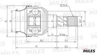 ШРУС CHEVROLET LANOS/DAEWOO NEXIA 1.5 95- внутр.
