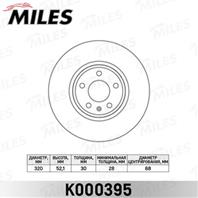 Диск тормозной audi a4 07-/a5 07-/q5 08- передний d=320мм. k000395