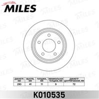 Диск тормозной mazda 3 2.0-2.3 03-/5 1.6-2.0 05- задний k010535