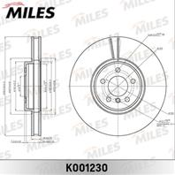 Диск тормозной BMW X5 E70/X6 E71 передний вент.D=365мм.