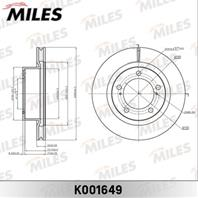 Диск тормозной toyota land cruiser 200 передний вент. d=340мм k001649