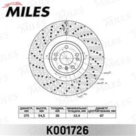 Диск тормозной MERCEDES ML W166 передний вент. D375мм K001726