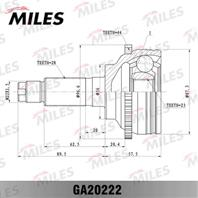 ШРУС MAZDA 6 1.8-2.0 02- нар.(ABS)