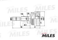 ШРУС OPEL CALIBRA A/KADETT E/VECTRA A 1.6-2.0 84-97 нар. +ABS