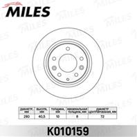 Диск тормозной mazda 6 07&gt/mx-5 08&gt/mazda 323 01&gt04/mazda 626 99&gt02 задний k010159