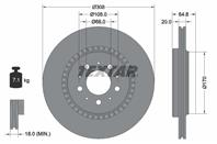 92126803_диск тормозной задний! Volvo XC90 2.5T/D5/T602&gt