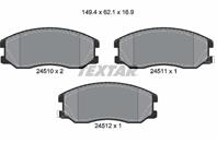Колодки тормозные дисковые передние 2451001 от компании TEXTAR