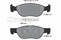 Колодки тормозные дисковые передние 2192901 от компании TEXTAR