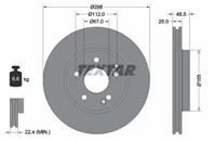 Диск тормозной передний Mb w202/w203/w210 all 96-&gt /d=286mm