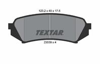 Колодки тормозные дисковые задние 2353902 от компании TEXTAR