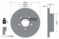 92072403_диск тормозной задний! BMW E36/E46 1.6-2