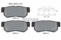 [2354301] Textar Колодки тормозные задние комплект на ось