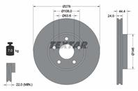 92124803_диск тормозной передний! Ford Transit Connect 1.8/D 02&gt