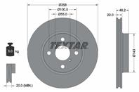 Диск тормозной передний вентилируемый TOYOTA YARIS (2005&gt)