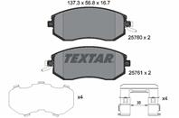 Тормозные колодки передние subaru lagacy/outback 2