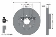 92163703_диск тормозной передний! Toyota Auris 1.