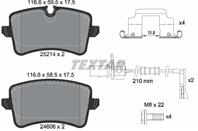 Колодки тормозные дисковые задние 2521402 от фирмы TEXTAR