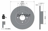 92175103_диск тормозной! Renault Logan 1.4/1.6 04&gt F